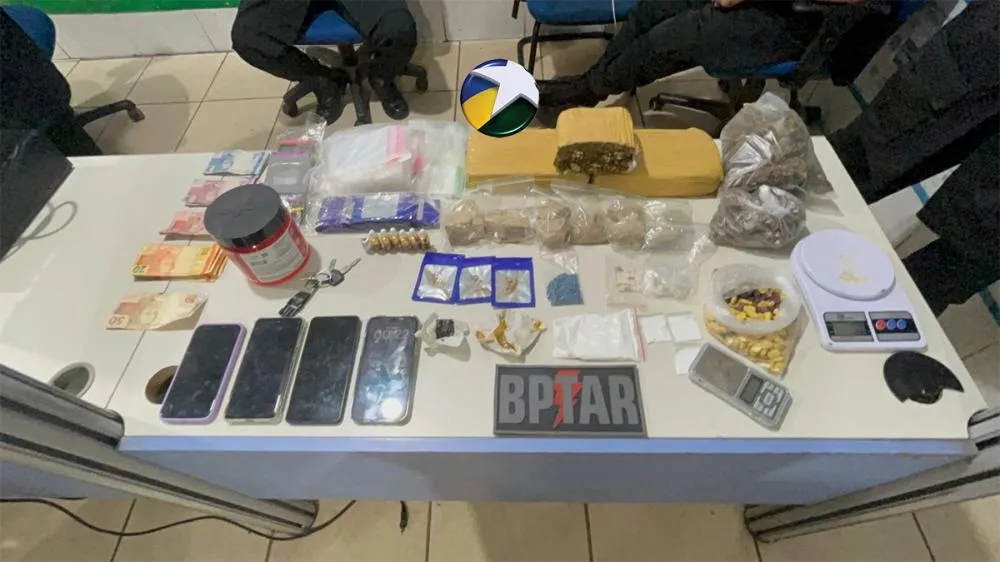 Investigação leva à apreensão de grande quantidade de entorpecentes e à prisão de casal em Porto Velho