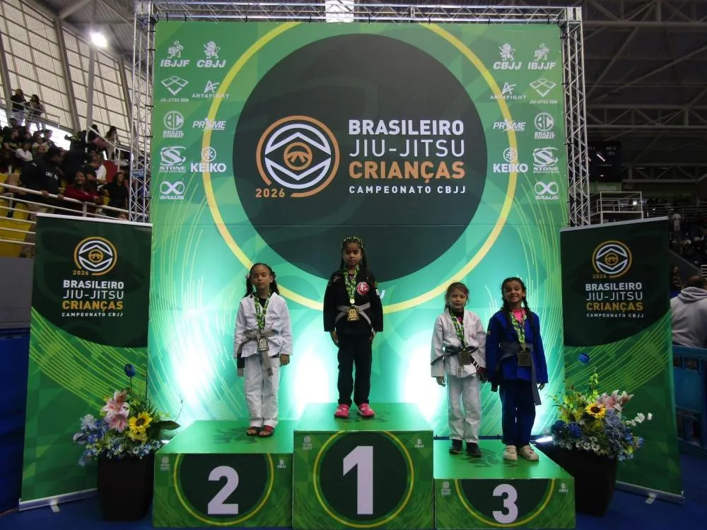Menina de 6 anos conquista título inédito para Guajará-Mirim no Campeonato Brasileiro Kids de Jiu-Jítsu