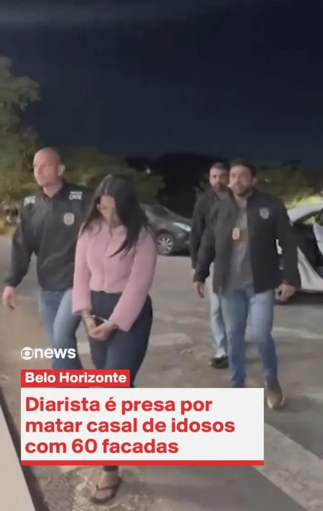 Casal de 75 e 76 anos é encontrado morto; diarista é presa após investigação