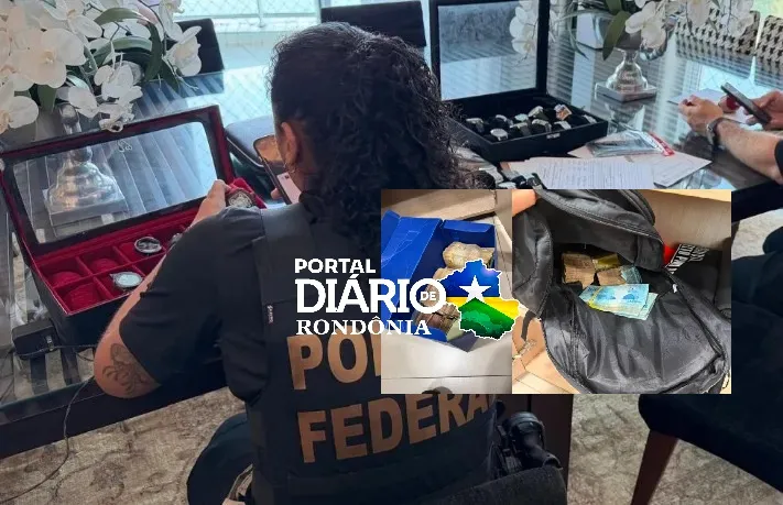 Foto: Polícia Federal de Rondônia durante a Operação Reduto