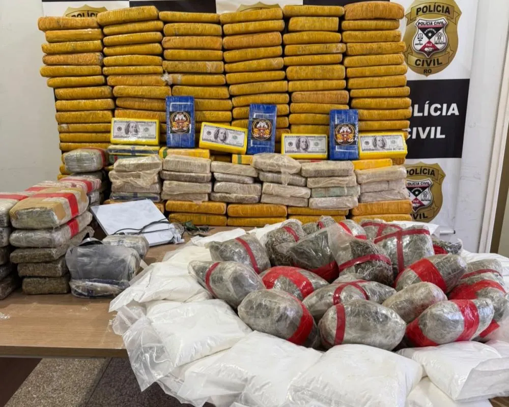 Polícia Civil apreende 244 kg de drogas em Nova Mamoré