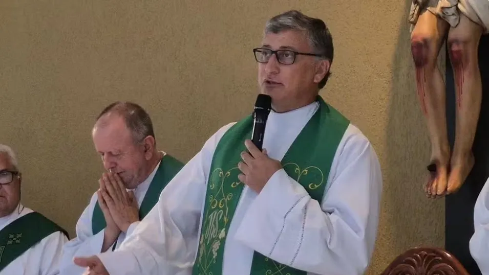 Leandro Silvestre, novo bispo de Guajá-Mirim, RO — Foto: Rede Amazônica
