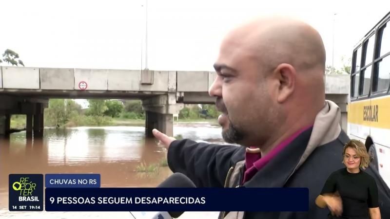 Chuvas fortes continuam no Rio Grande do Sul